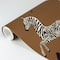 Scalamandre Brown Zebra Safari Peel & Stick Wallpaper